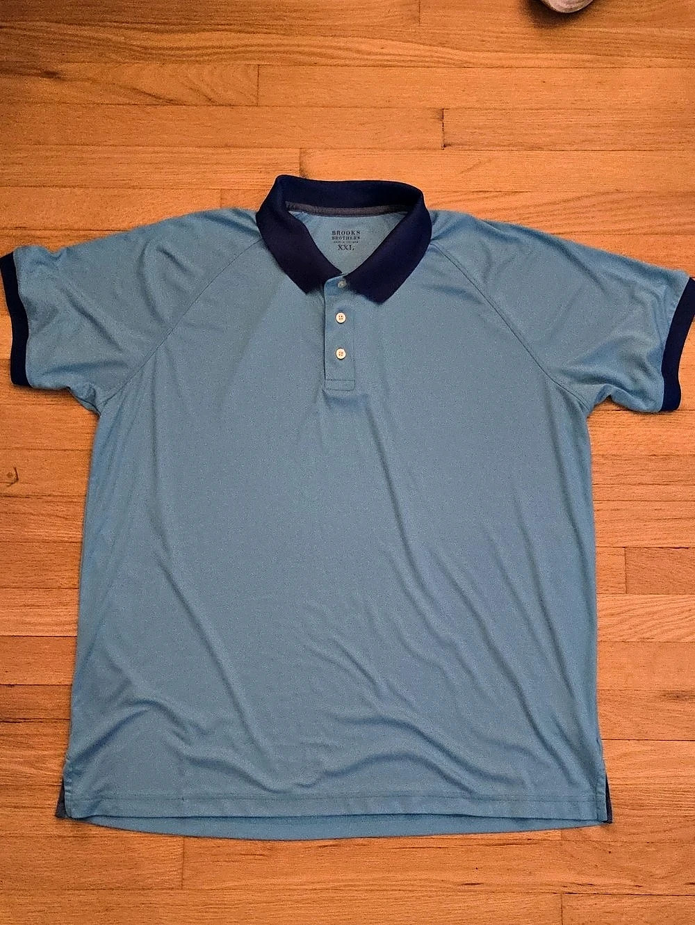 Brooks Brothers Light Blue Performance Golf Polo Shirt Men’s Size XXL